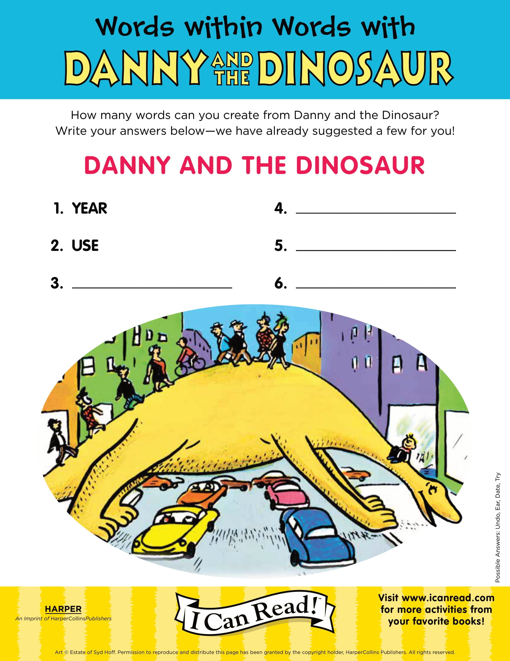 Danny and the Dinosaur by Hoff, Syd